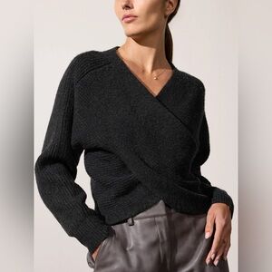 Brochu Walker The Hughes
Wrap Front Sweater size: Large